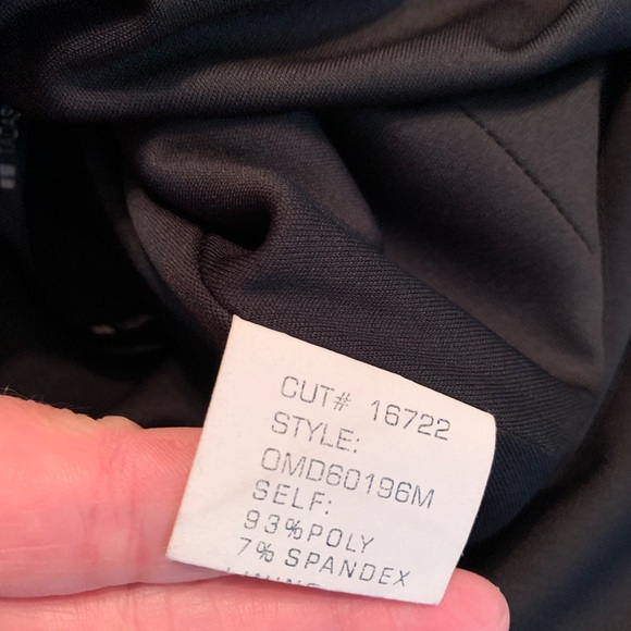 Tadashi Shoji Black Pleated Halter Midi Dress - Picture 7 of 9